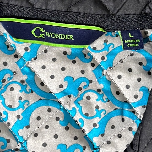 C. Wonder Black Quilted Barn Coat Jacket - Picture 15 of 16